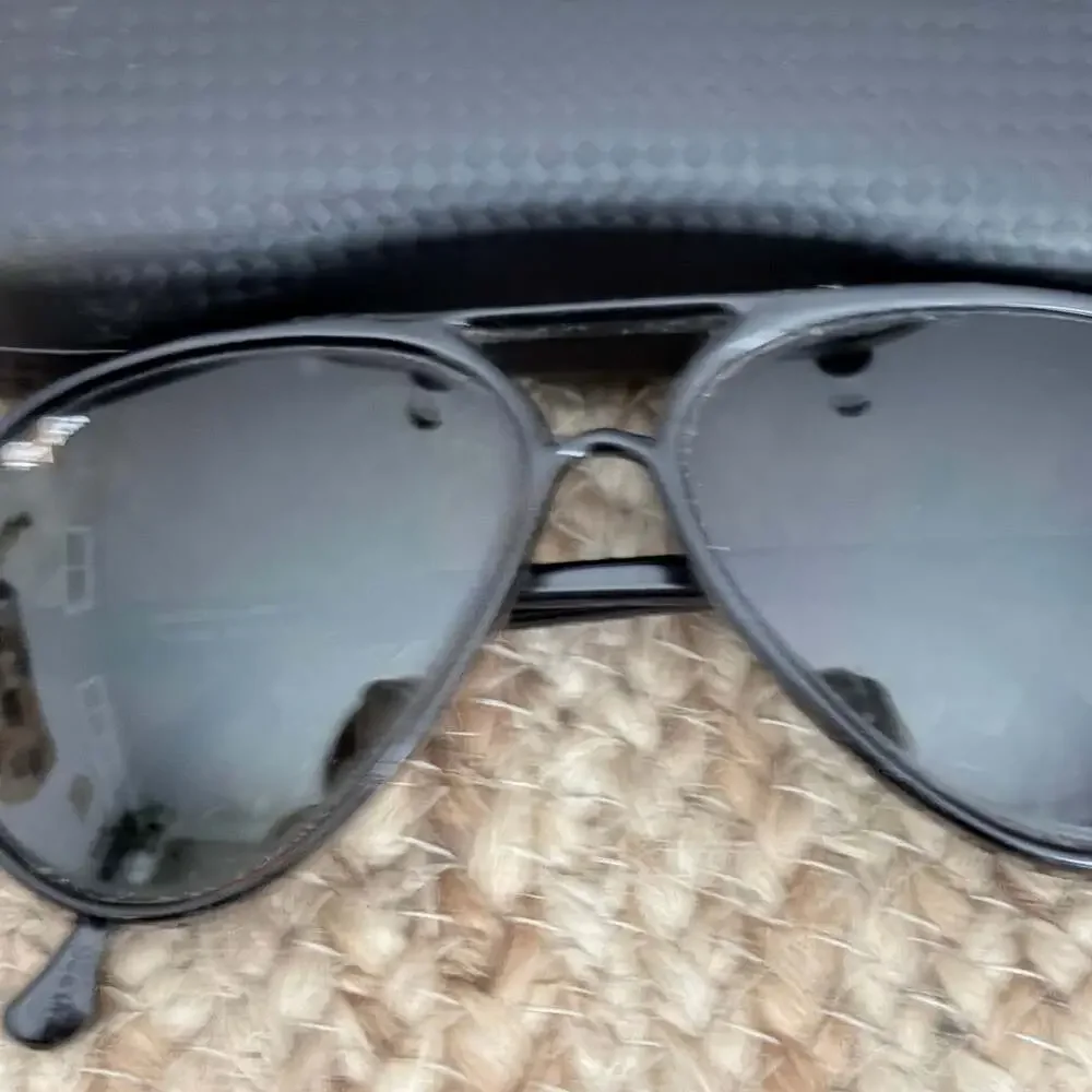 VINTAGE B&L RAY BAN W0325 BLACK NYLON G15 CATS 5000 SKI GLACIER SUNGLASSES MINT